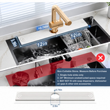 Ribbed Stone Faucet Drying Mat