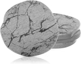 Marble Stone Drink Coasters, Set of 6