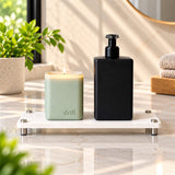 Footed Stone Vanity & Sink Tray