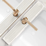 Ribbed Stone Faucet Drying Mat